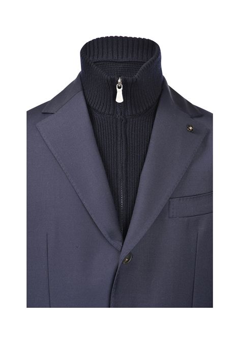 Giacca Gran Sasso uomo 2312158221 blu lana tecnica Gran sasso | Giacche | 2312158221598